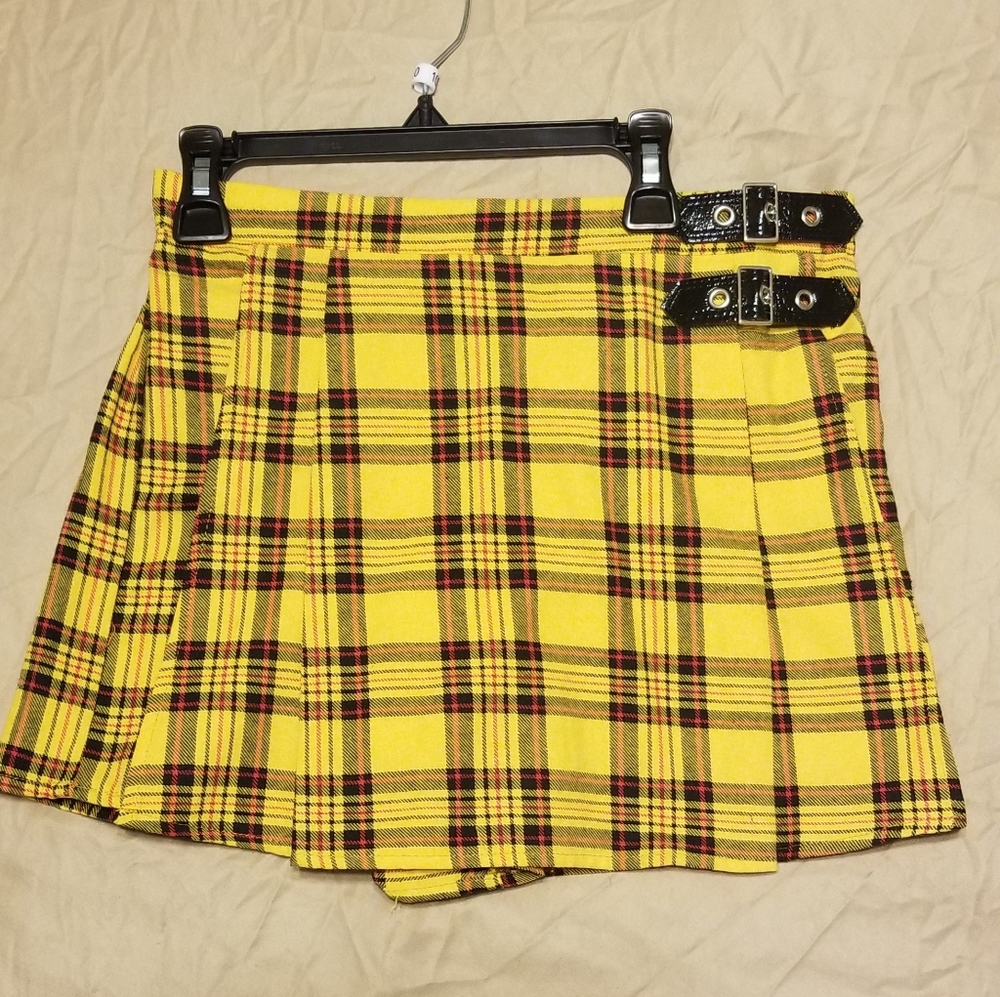 Plaid Skort